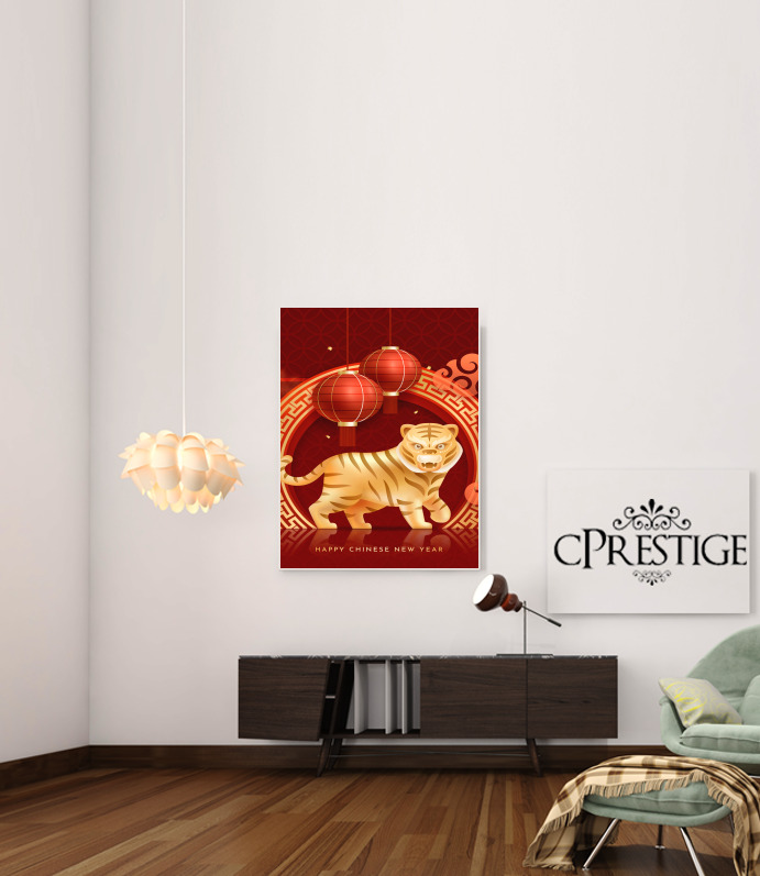 Poster chinese new year Tiger 