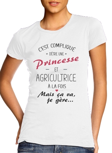 Magliette Princesse et agricultrice 