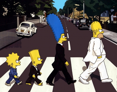 coque Beatles meet the simpson