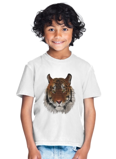 tshirt enfant Abstract Tiger