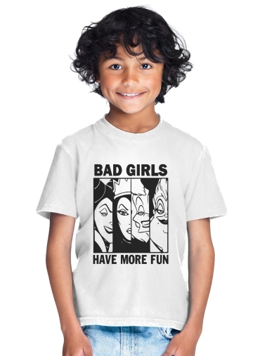 tshirt enfant Bad girls have more fun