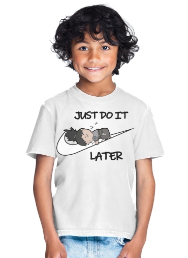 tshirt enfant Nike Parody Just do it Later X Shikamaru