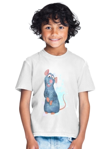 tshirt enfant Ratatouille Watercolor