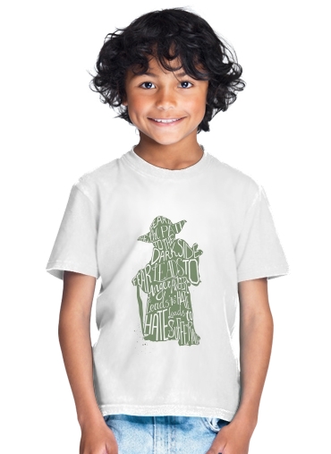 tshirt enfant Yoda Force be with you